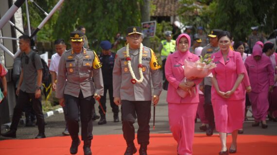 Kapolda Lampung Melaksanakan Kunjungan Kerja di Polres Lampura